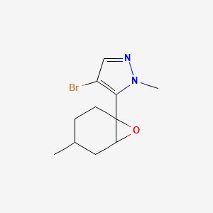 4-Bromo-1-methyl-5-{4-methyl-7-oxabicyclo[4.1.0]heptan-1-yl}-1H-pyrazole