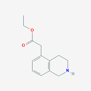 Ethyl 2-(1,2,3,4-tetrahydroisoquinolin-5-yl)acetate