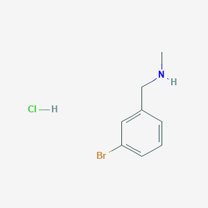 molecular formula C8H11BrClN B1318414 N-Methyl-3-bromobenzylamine hydrochloride CAS No. 90389-51-8