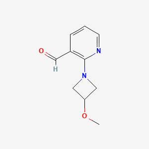 2-(3-Methoxyazetidin-1-yl)pyridine-3-carbaldehyde