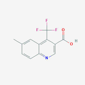 6-Methyl-4-(trifluoromethyl)quinoline-3-carboxylic acid