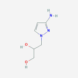 3-(3-Amino-1H-pyrazol-1-YL)propane-1,2-diol