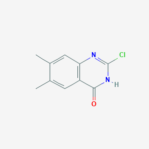 2-Chloro-6,7-dimethyl-3,4-dihydroquinazolin-4-one