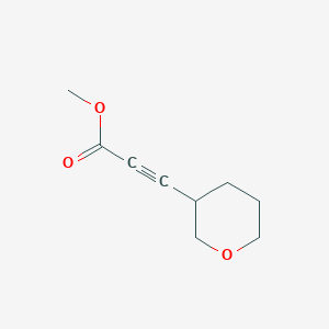 Methyl 3-(oxan-3-yl)prop-2-ynoate