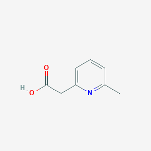 molecular formula C8H9NO2 B131843 2-(6-甲基吡啶-2-基)乙酸 CAS No. 92917-49-2