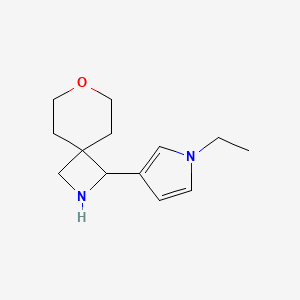 1-(1-Ethyl-1H-pyrrol-3-yl)-7-oxa-2-azaspiro[3.5]nonane