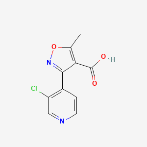 3-(3-Chloropyridin-4-yl)-5-methylisoxazole-4-carboxylic acid