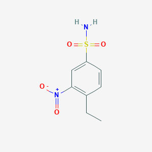 molecular formula C8H10N2O4S B1318446 4-Ethyl-3-nitrobenzenesulfonamide CAS No. 100377-77-3