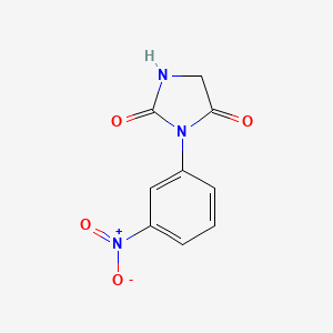 3-(3-Nitrophenyl)imidazolidine-2,4-dione