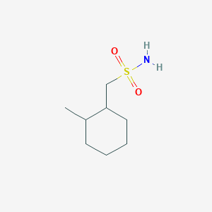 molecular formula C8H17NO2S B13184647 (2-Methylcyclohexyl)methanesulfonamide 