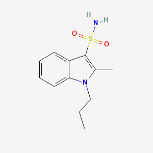 2-methyl-1-propyl-1H-indole-3-sulfonamide