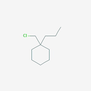 molecular formula C10H19Cl B13184809 1-(Chloromethyl)-1-propylcyclohexane 