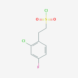 2-(2-Chloro-4-fluorophenyl)ethane-1-sulfonyl chloride