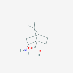 2-Amino-7,7-dimethylbicyclo[2.2.1]heptane-1-carboxylic acid