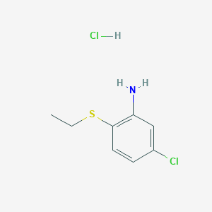molecular formula C8H11Cl2NS B1318487 5-Chloro-2-(ethylthio)aniline hydrochloride 