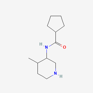 N-(4-methylpiperidin-3-yl)cyclopentanecarboxamide