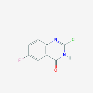 2-Chloro-6-fluoro-8-methylquinazolin-4-ol