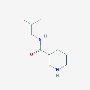 molecular formula C10H20N2O B13185123 N-(2-methylpropyl)piperidine-3-carboxamide 