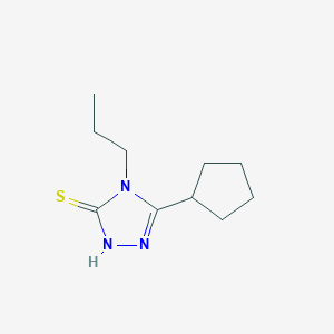 5-Cyclopentyl-4-propyl-4H-1,2,4-triazole-3-thiol