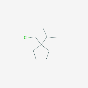 1-(Chloromethyl)-1-(propan-2-YL)cyclopentane