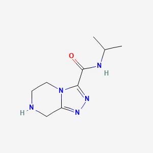 N-(Propan-2-yl)-5H,6H,7H,8H-[1,2,4]triazolo[4,3-a]pyrazine-3-carboxamide