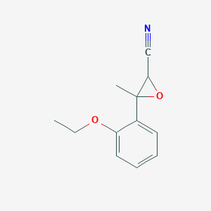 molecular formula C12H13NO2 B13185229 3-(2-Ethoxyphenyl)-3-methyloxirane-2-carbonitrile 