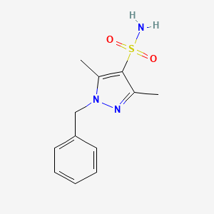 1-Benzyl-3,5-dimethyl-1H-pyrazole-4-sulfonamide