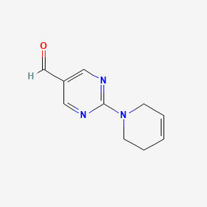 2-(1,2,3,6-Tetrahydropyridin-1-yl)pyrimidine-5-carbaldehyde