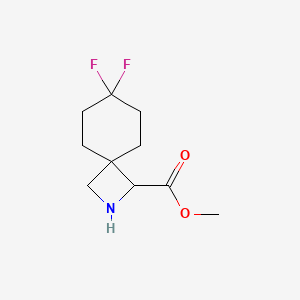 Methyl 7,7-difluoro-2-azaspiro[3.5]nonane-1-carboxylate