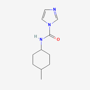 molecular formula C11H17N3O B13185259 N-(4-methylcyclohexyl)-1H-imidazole-1-carboxamide 