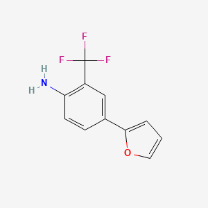 4-(Furan-2-yl)-2-(trifluoromethyl)aniline