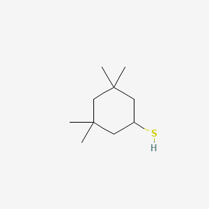 molecular formula C10H20S B13185364 3,3,5,5-Tetramethylcyclohexane-1-thiol 