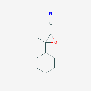 3-Cyclohexyl-3-methyloxirane-2-carbonitrile