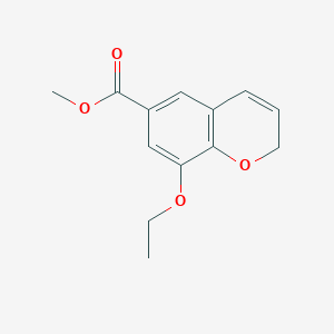 molecular formula C13H14O4 B13185411 methyl 8-ethoxy-2H-chromene-6-carboxylate 