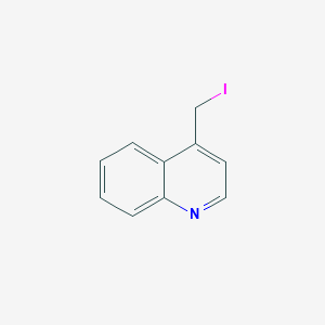 molecular formula C10H8IN B13185488 4-(Iodomethyl)quinoline 