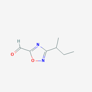 3-(Butan-2-yl)-1,2,4-oxadiazole-5-carbaldehyde