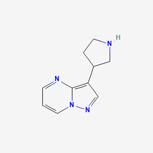 3-{Pyrazolo[1,5-a]pyrimidin-3-yl}pyrrolidine