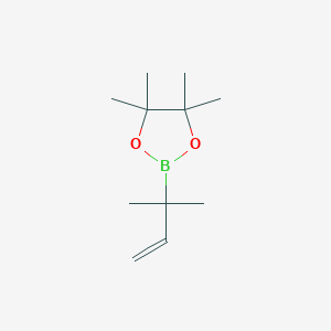 4,4,5,5-Tetramethyl-2-(2-methylbut-3-en-2-yl)-1,3,2-dioxaborolane