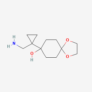 8-[1-(Aminomethyl)cyclopropyl]-1,4-dioxaspiro[4.5]decan-8-ol