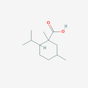 1,5-Dimethyl-2-(propan-2-yl)cyclohexane-1-carboxylic acid