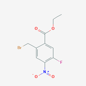 Ethyl2-(bromomethyl)-5-fluoro-4-nitrobenzoate