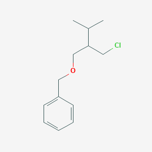 {[2-(Chloromethyl)-3-methylbutoxy]methyl}benzene