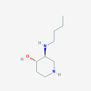 (3S,4S)-3-(Butylamino)piperidin-4-ol