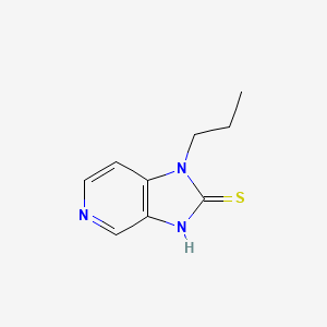 molecular formula C9H11N3S B13185724 1-propyl-1H-imidazo[4,5-c]pyridine-2-thiol 