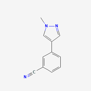 3-(1-Methyl-1H-pyrazol-4-YL)benzonitrile