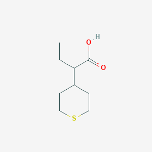 2-(Thian-4-yl)butanoic acid