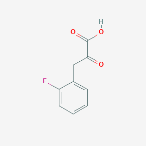 molecular formula C9H7FO3 B13185789 3-(2-Fluorophenyl)-2-oxopropanoic acid 