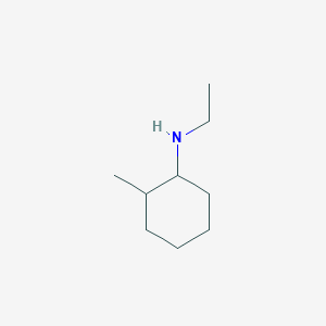 molecular formula C9H19N B13185803 N-ethyl-2-methylcyclohexan-1-amine 