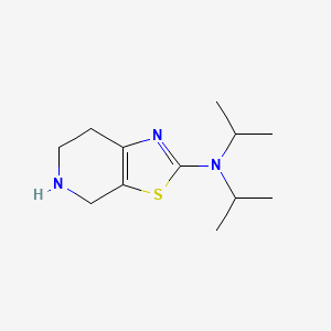 N,N-Bis(propan-2-yl)-4H,5H,6H,7H-[1,3]thiazolo[5,4-c]pyridin-2-amine