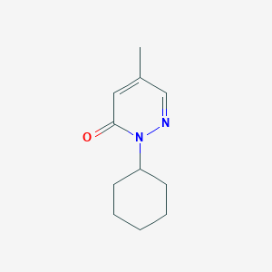 2-Cyclohexyl-5-methyl-2,3-dihydropyridazin-3-one